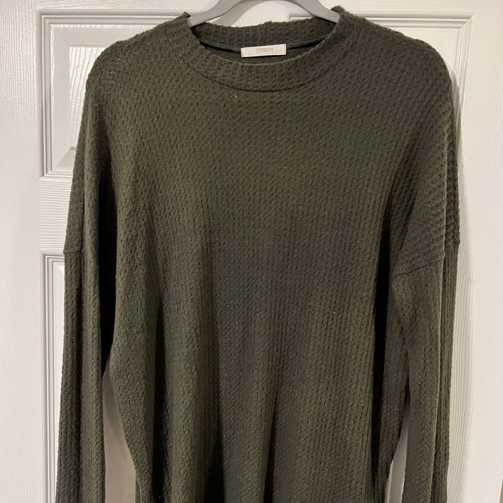 CHERISH WAFFLE LONG SLEEVE